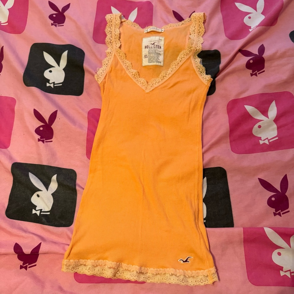 Hollister vtg Lace Trim Cami